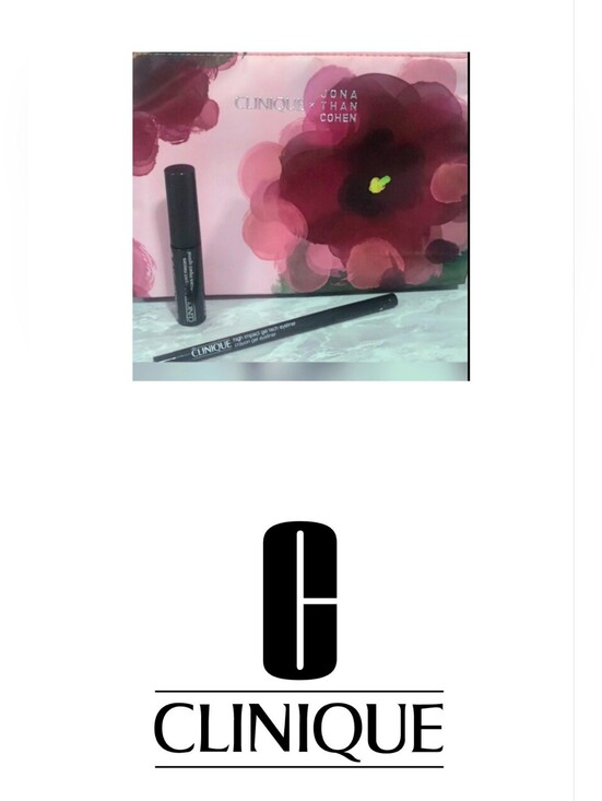 Clinique Other - Clinique + Jonathan Cohen Makeup Bag, Eyeliner And Mascara